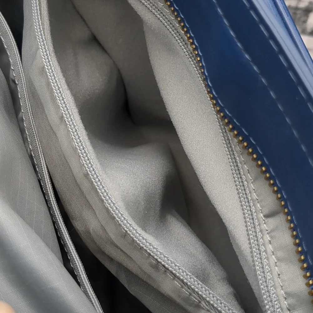 JJ Cole Vegan Leather Brookmont Backpack Diaper Bag Blue
